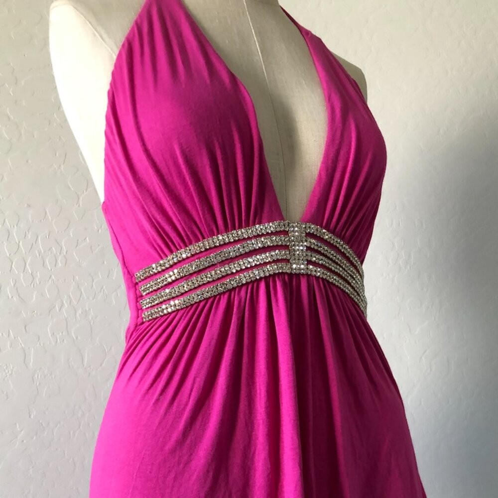 SKY Mini pink dress with crystals